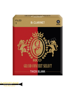 RICO GRAND CONCERT SELECT THICK BLANK Bb CLARINET REEDS (10-pack)
