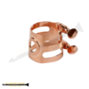 Woodstone Rubber B Flat Clarinet Ligature in Pink Gold Plate