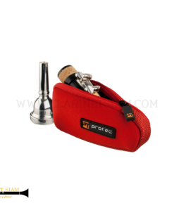 Protec Trombone / Alto Saxophone / Clarinet Mouthpiece Pouch - Neoprene, Single (Red) N264RX